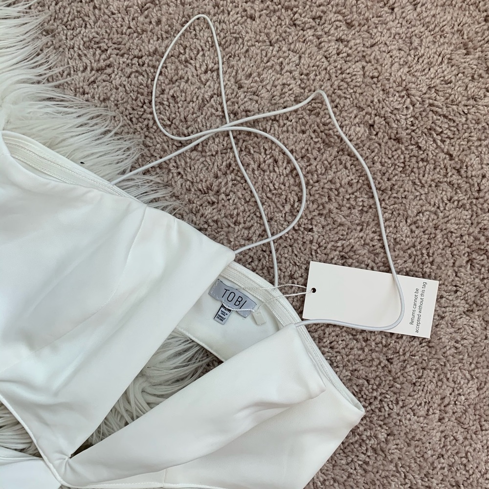 Tobi White Cut Out Dress - Picture 4 of 5